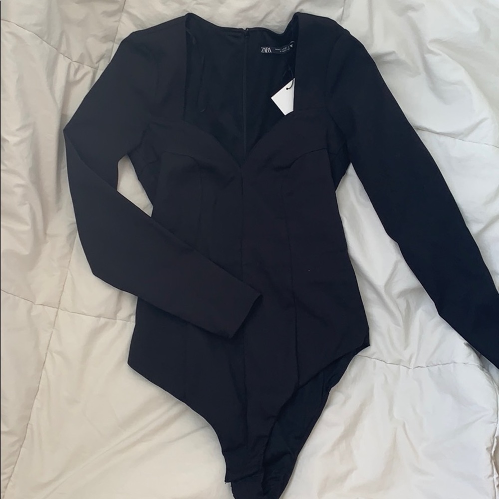 Zara Sweetheart Neckline Bodysuit